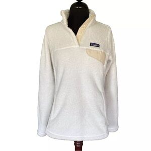 Patagonia Women's Re-Tool Snap-T® Pullover Raw Linen - White X-Dye Size Medium